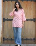 Elegant Rose Kurti