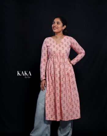 Blush Bloom Kurta 5233