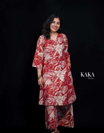 Floral V-neck Duo 5226