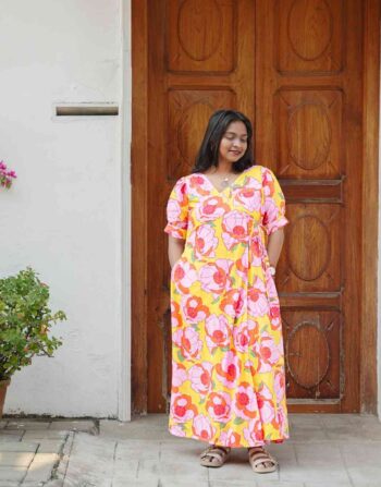 Sunblush Overlap Dress 5299