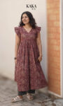 Wine Kurthi 5355
