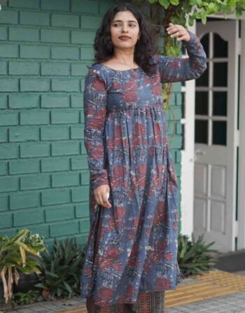 Indigo Kurthi Set 5436