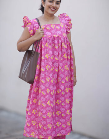 Ruffle Kurta Set 5486